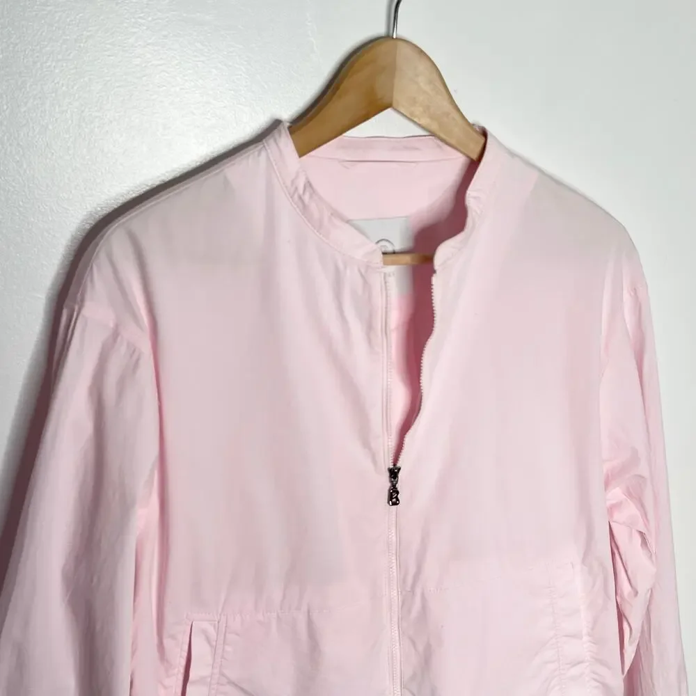 Bogner Lightweight Jacket Women 8 Pink Full Zip Pocket Casual Outdoor Athleisure